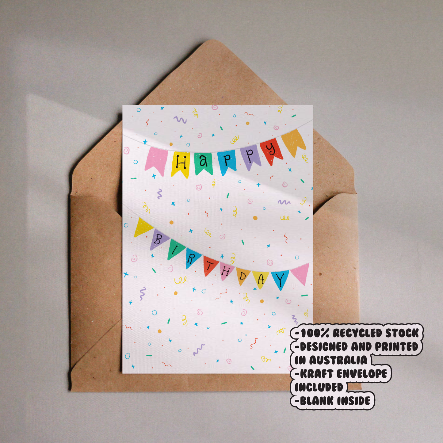 Happy Birthday Banner Card