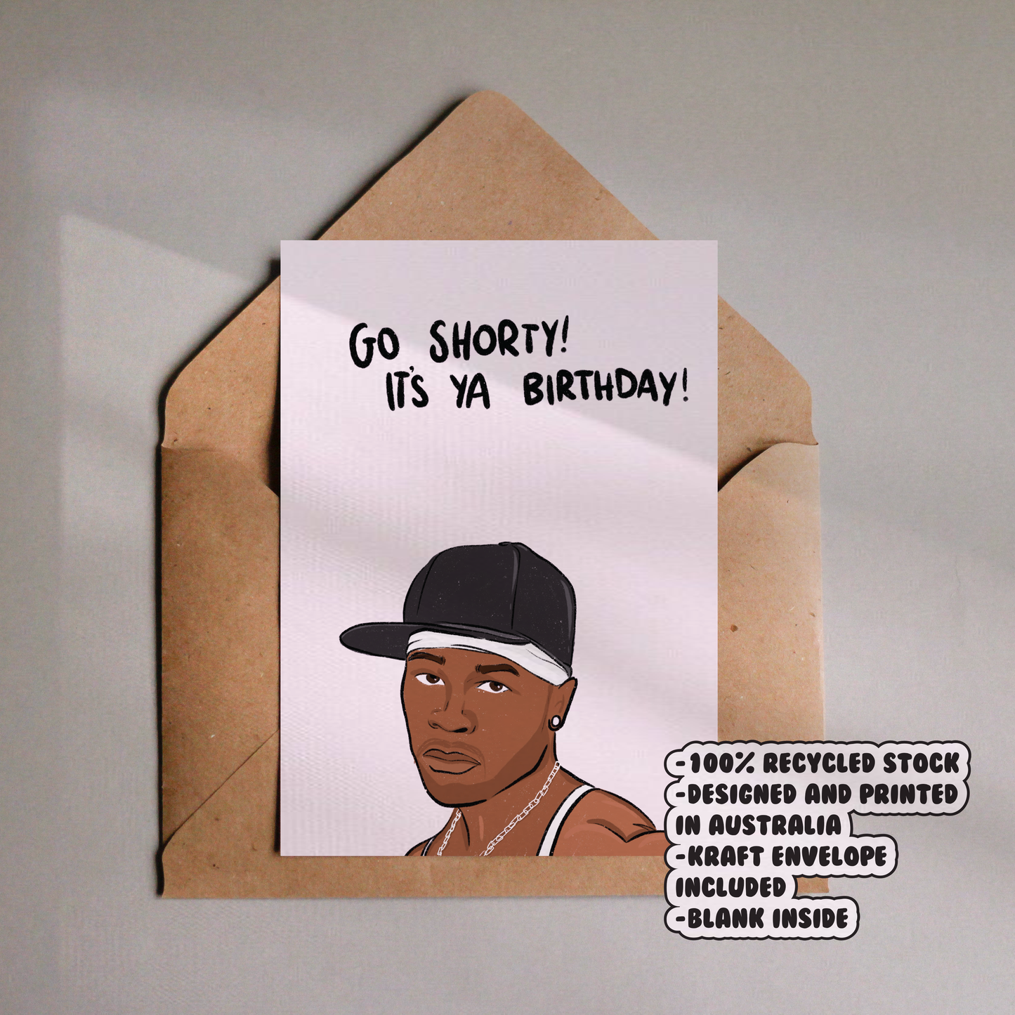 Go Shorty 50 Cent Card