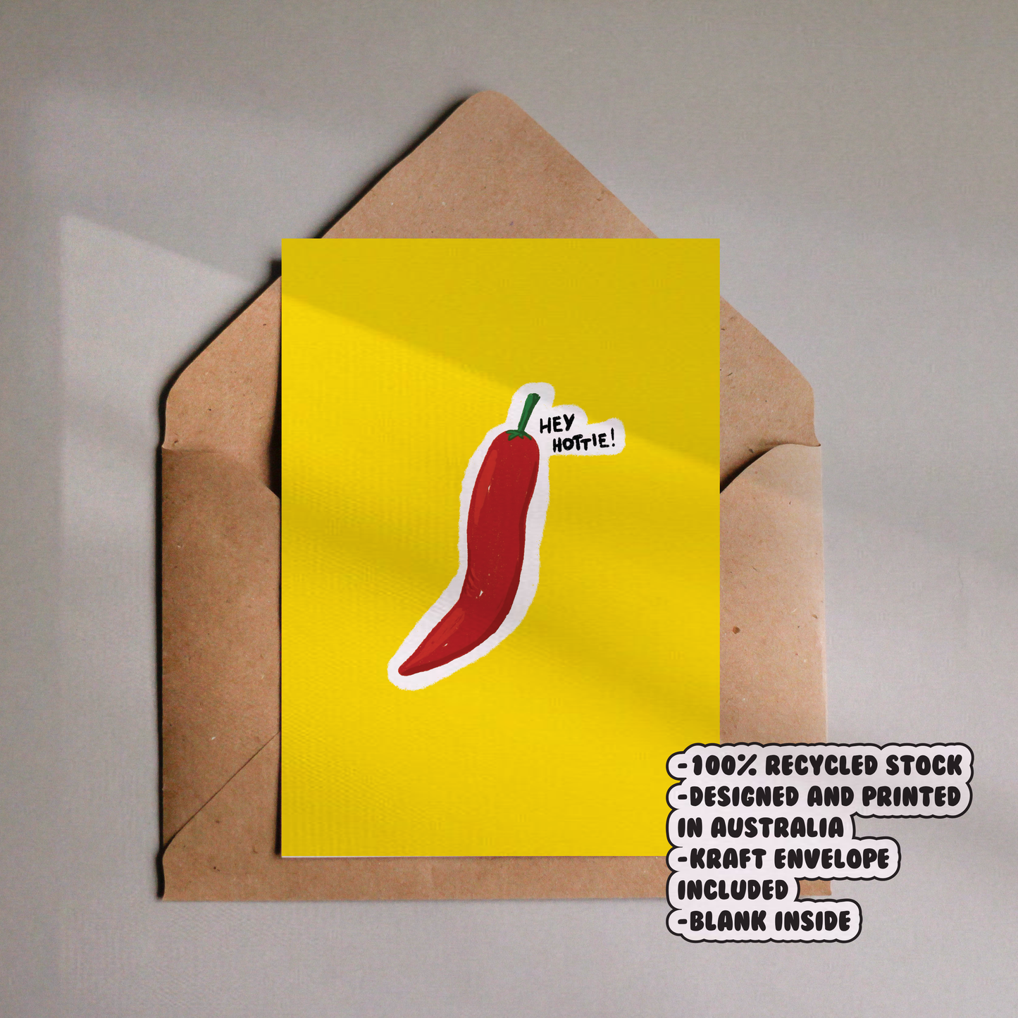 Hottie Chili Card