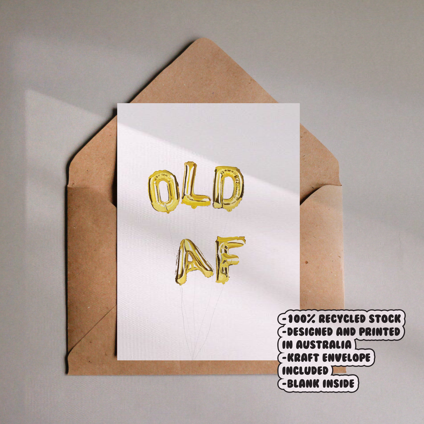 Old Af Card