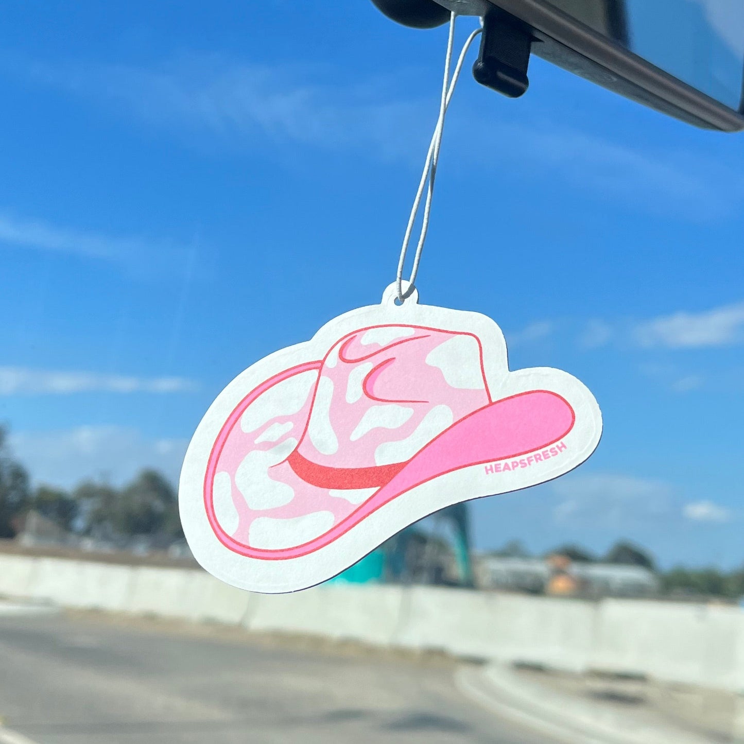 Cowboy Hat Air Freshener - strawberry