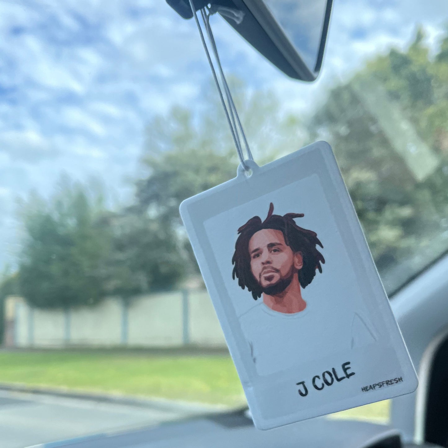 J Cole Air Freshener- new car
