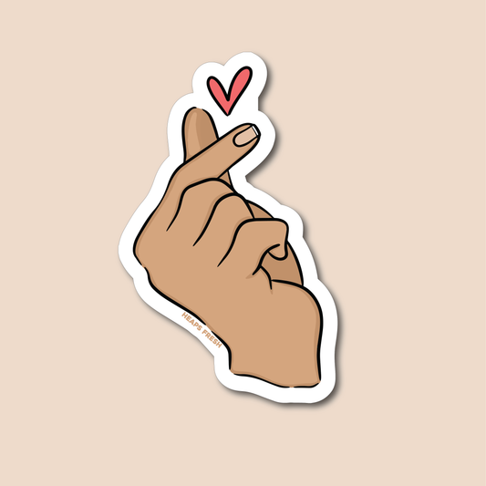 Finger Heart Air Freshener - strawberry