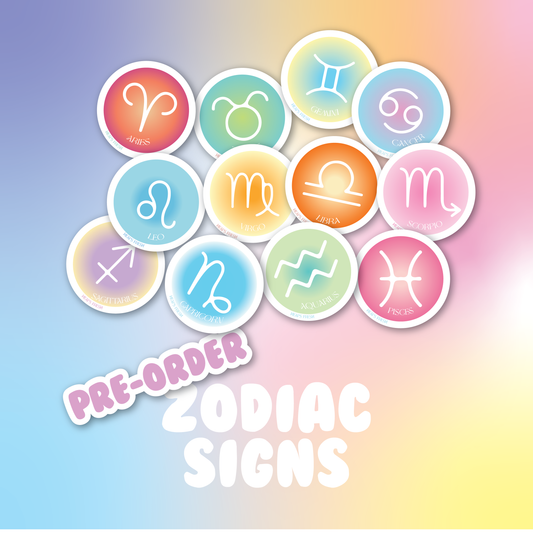 Zodiac Sign / Star Sign Air Freshener - Vanilla X-MAS PRE-ORDER
