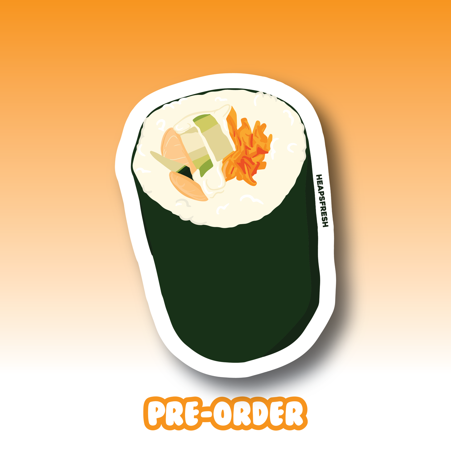 Sushi Roll Air Freshener - black ice X-MAS PRE-ORDER