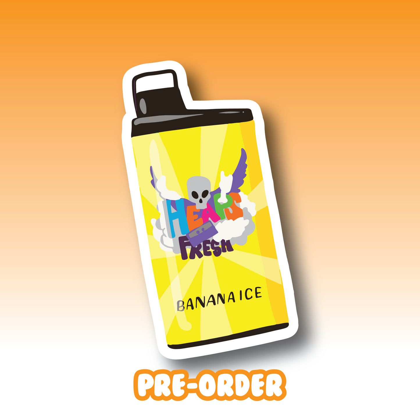 Vape Air Freshener - banana X-MAS PRE-ORDER