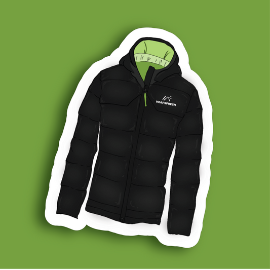 Puffer Jacket Air Freshener - black ice