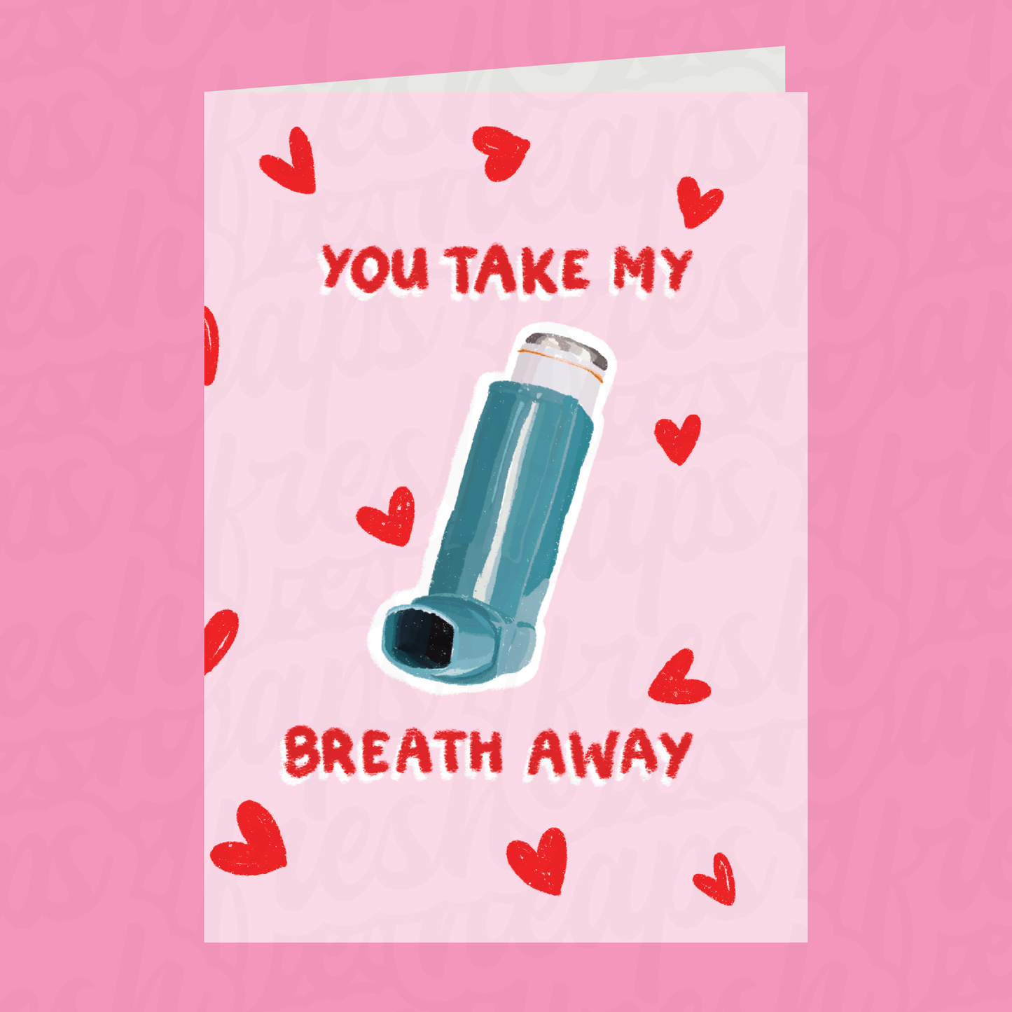 Asthma Puffer Card