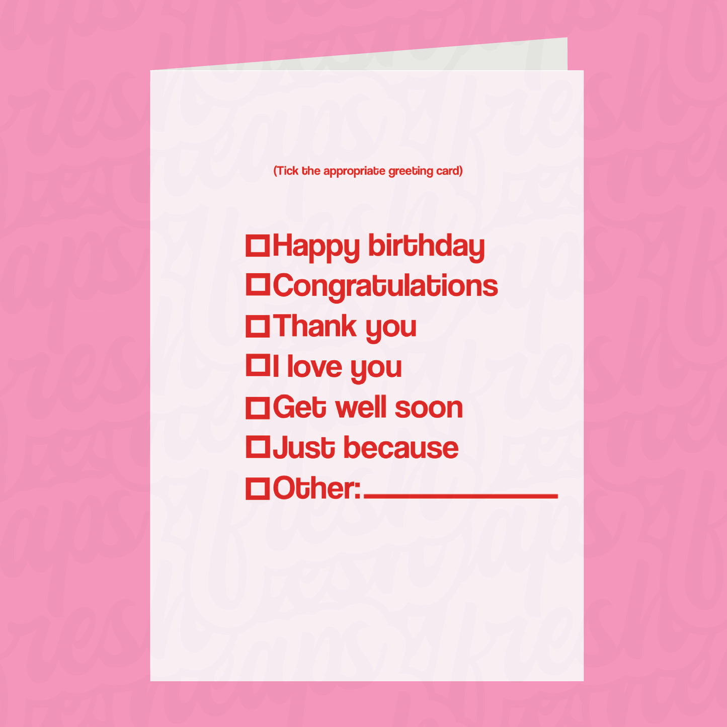 Card of Many Cards Card