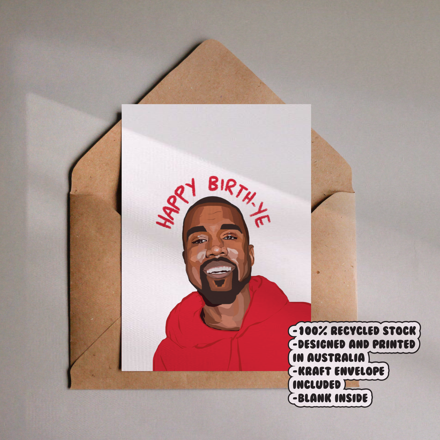 Happy Birth-Ye Kanye West Card
