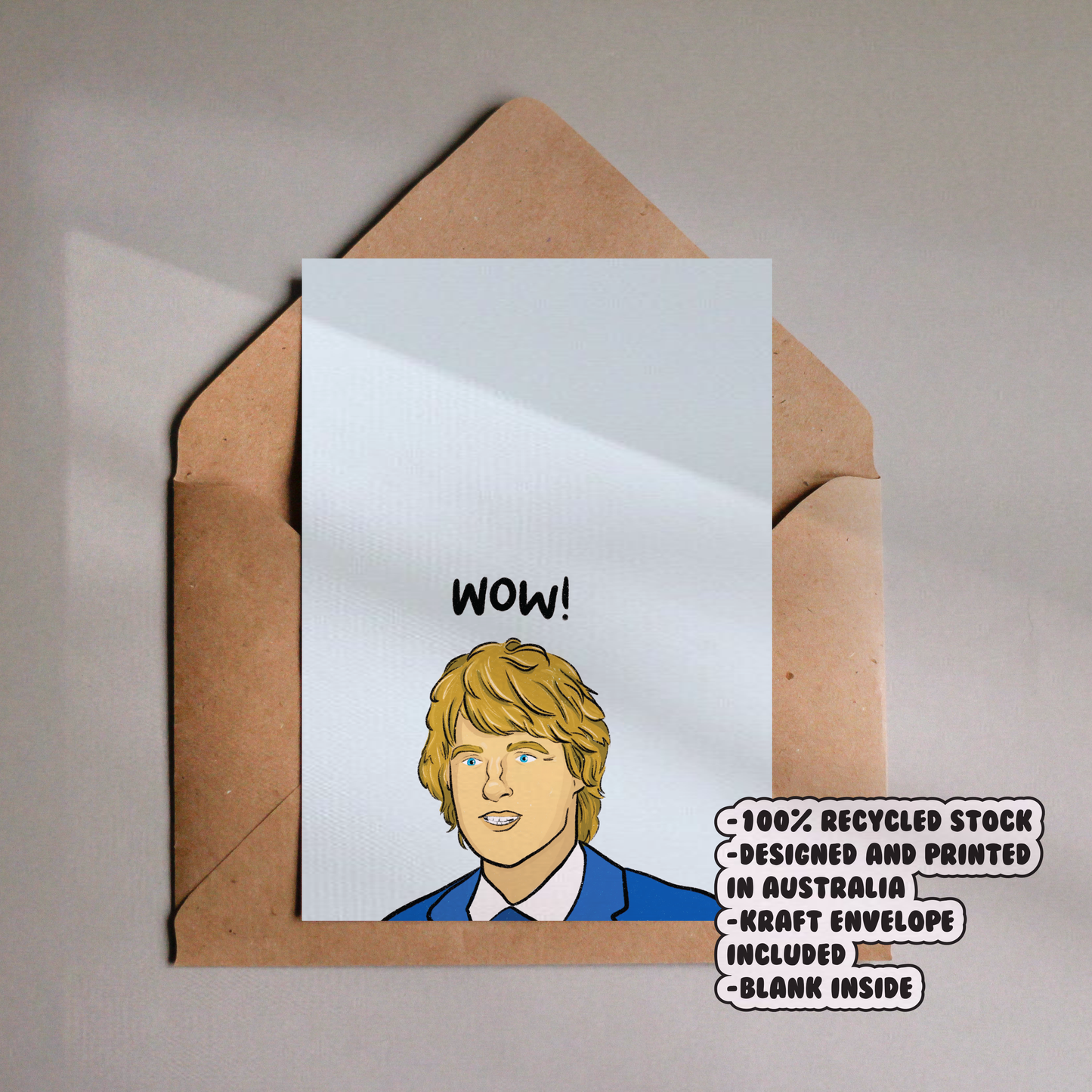 WOW Owen Wilson Card