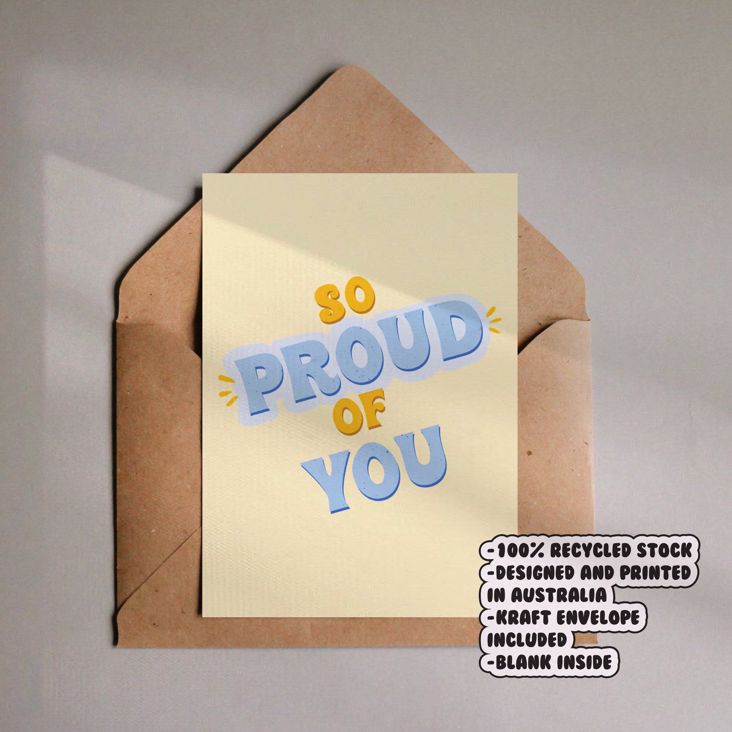 So Proud of You Card