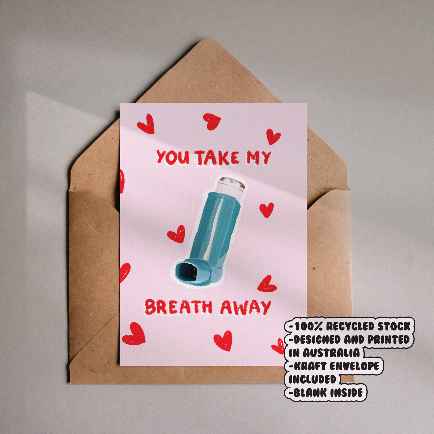 Asthma Puffer Card