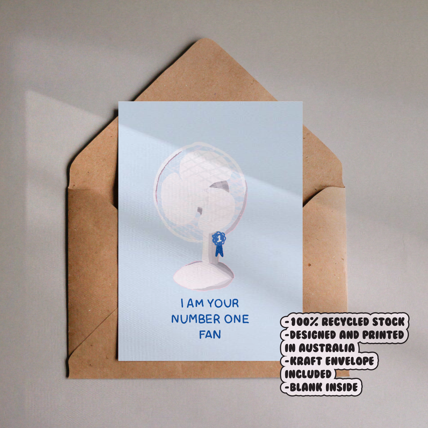 Number 1 Fan Card