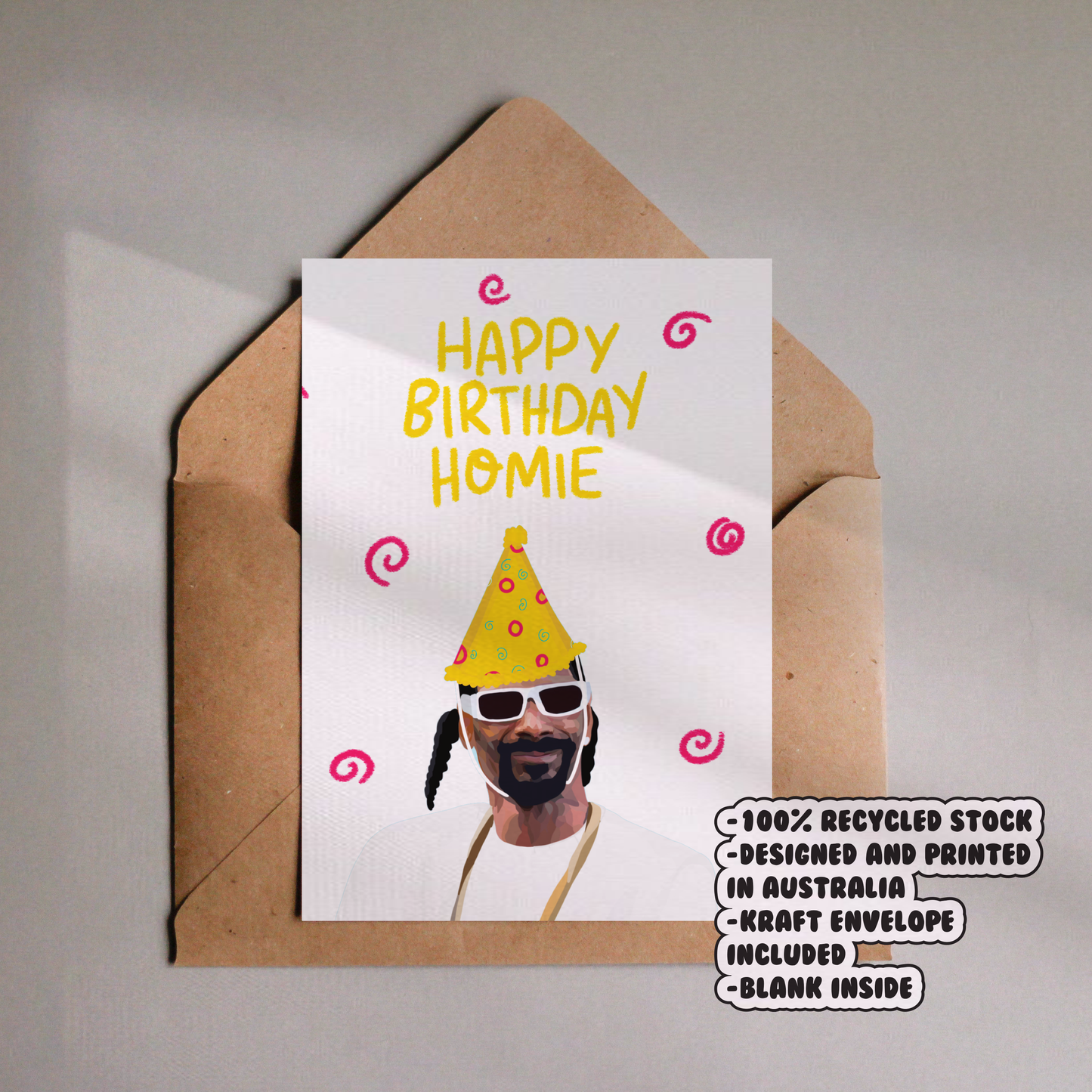 Happy Birthday Homie Snoop Dogg Card