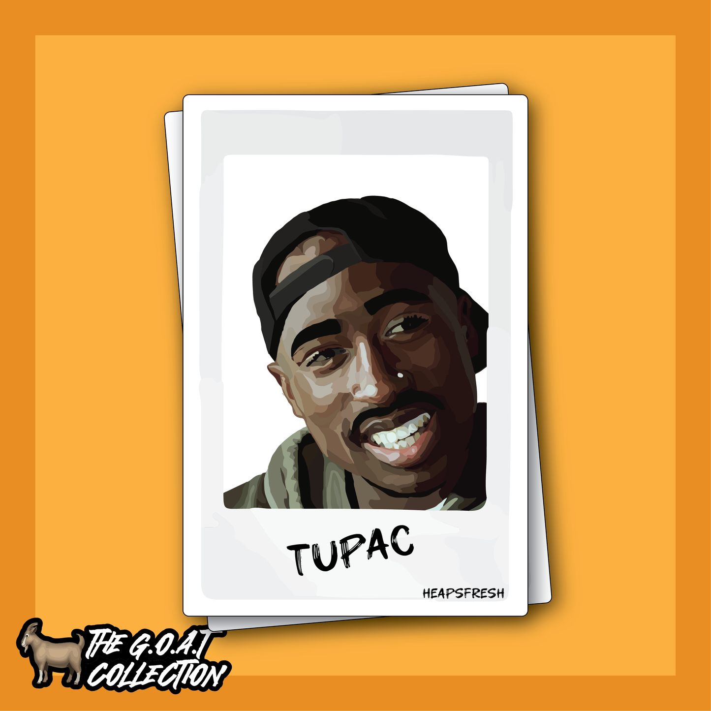 Tupac Air Freshener - blueberry
