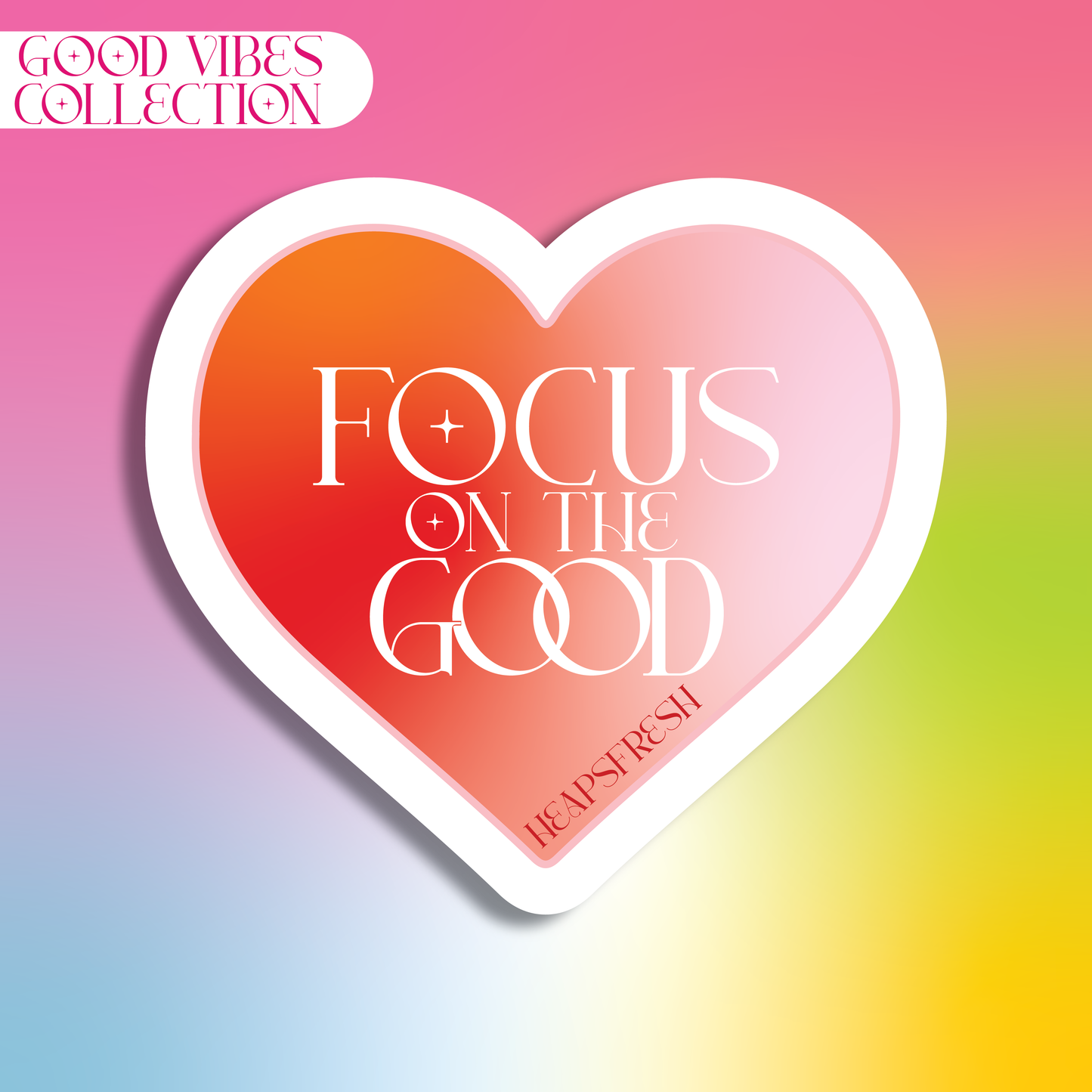 Focus On The Good Air Freshener- strawberry