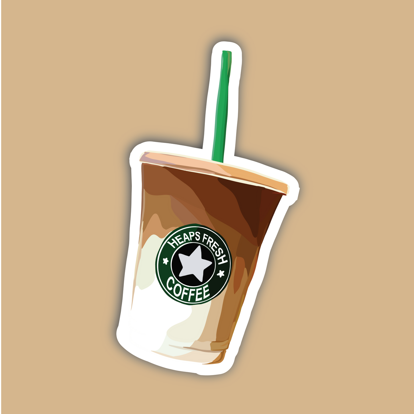 FreshBucks Iced Coffee Air Freshener - cinnamon