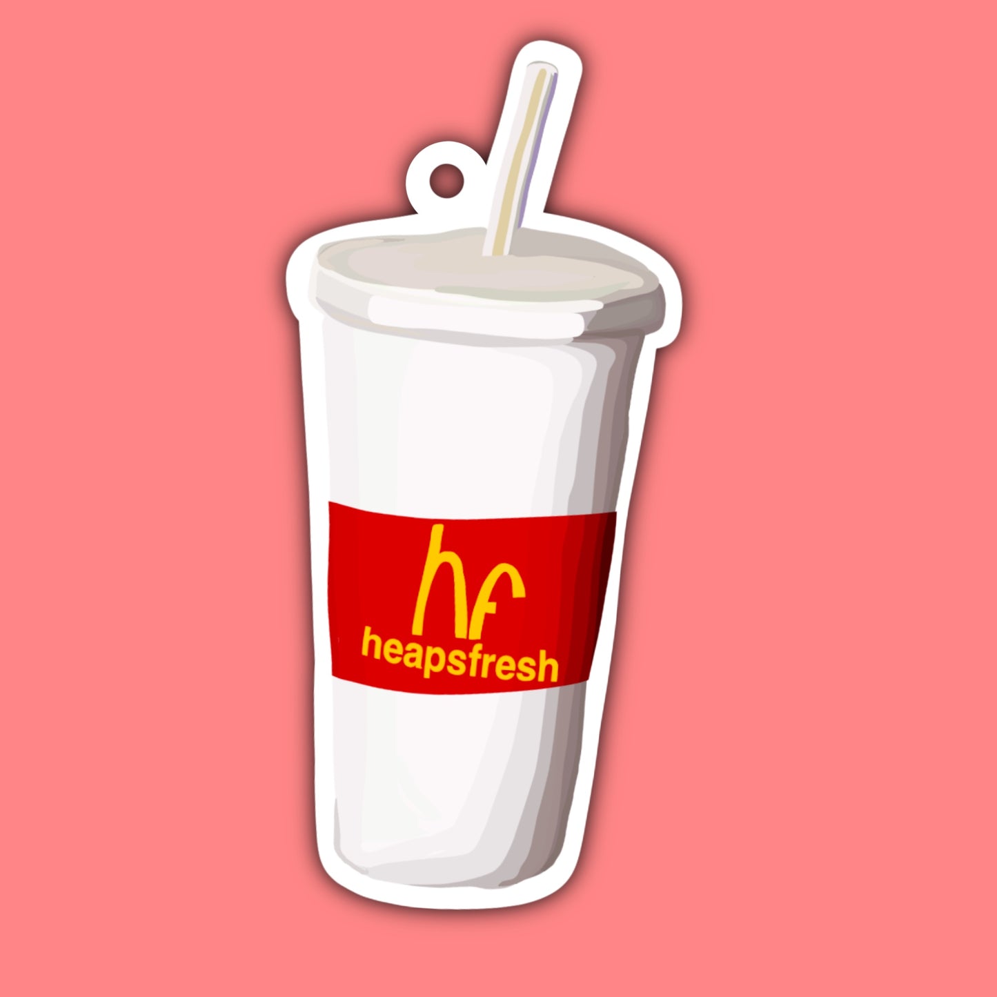 Freshdonalds Drink Air Freshener - coconut