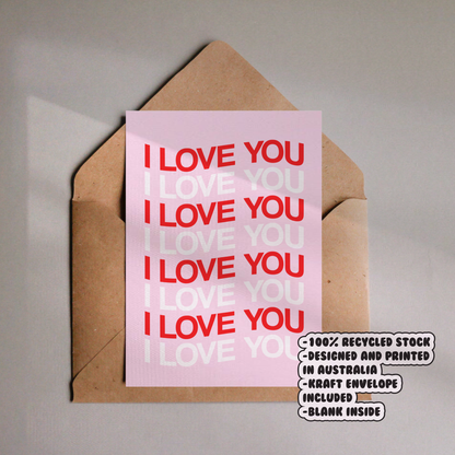 I Love You Card