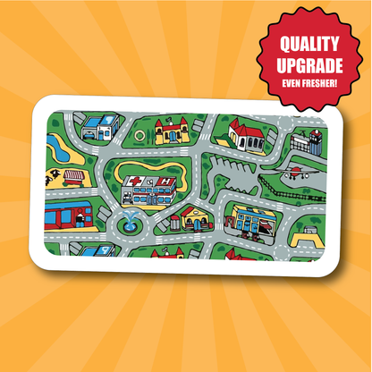 Toy Car Playmat Rug Air Freshener - new car (UPGRADED QUALITY)