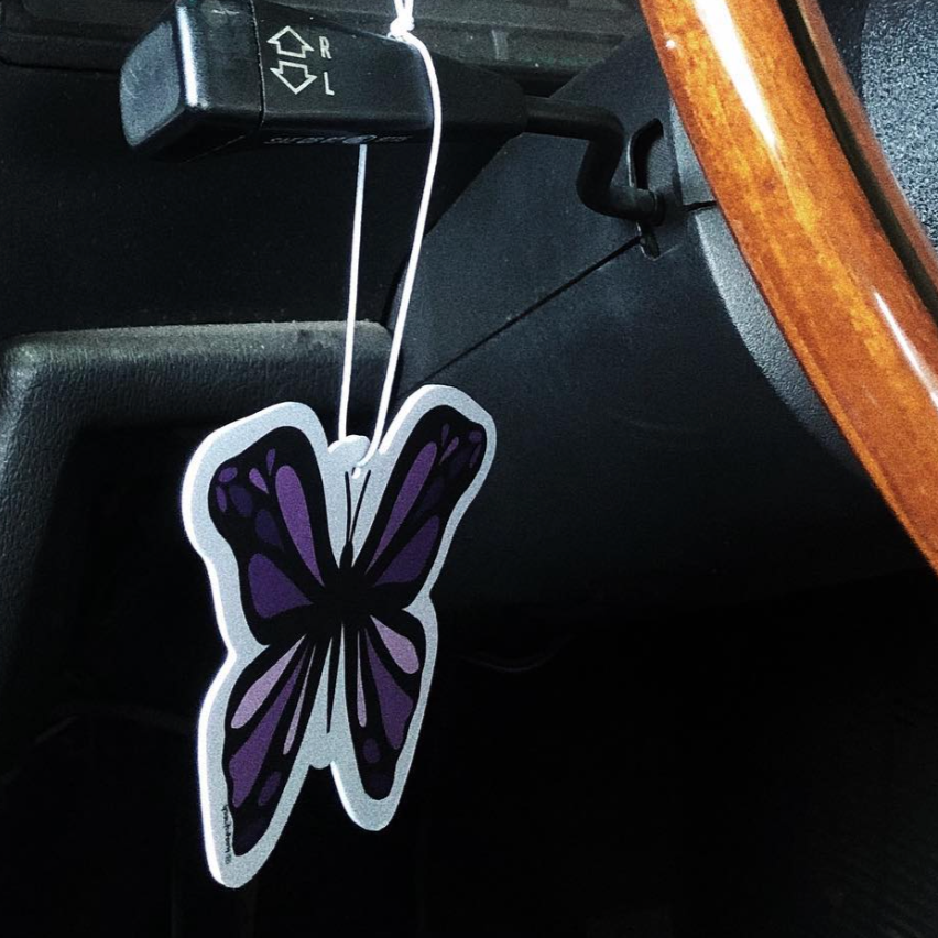 Butterfly Air Freshener - jasmine