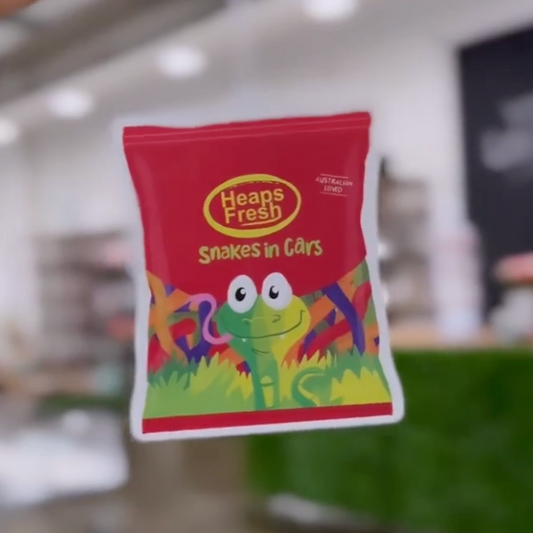 Snake Lollies Air Freshener - strawberry
