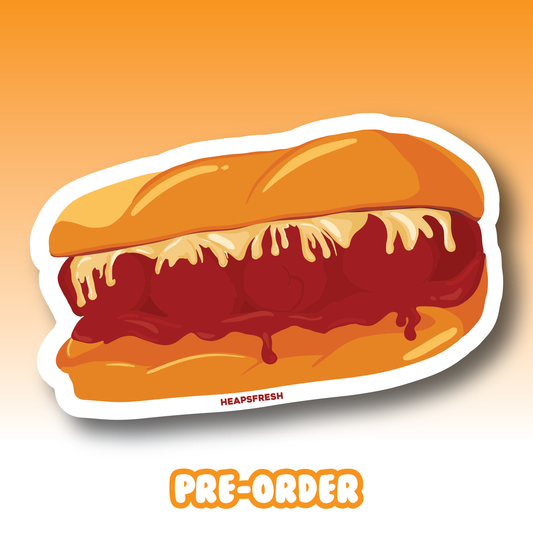 Meatball Sub Air Freshener - Black Ice X-MAS PRE-ORDER