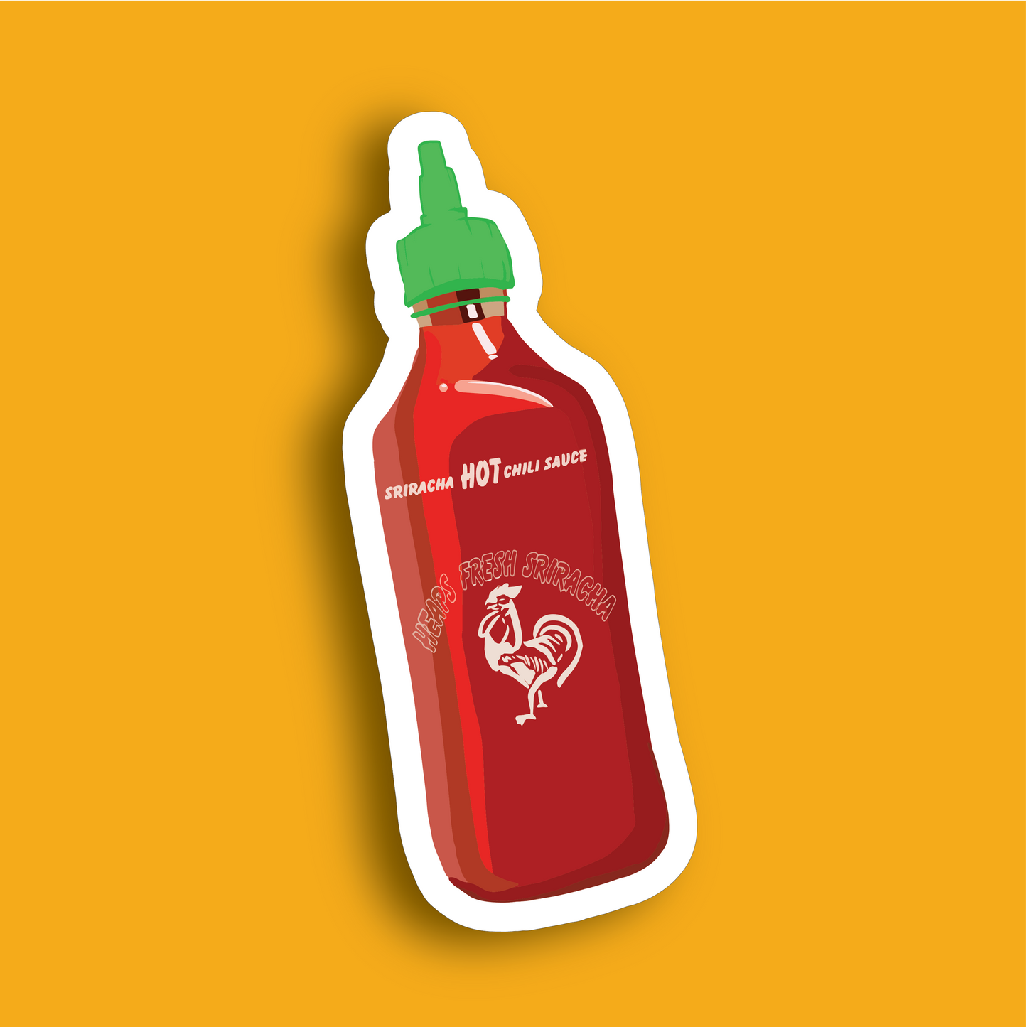 Hot Sauce Air Freshener - cherry