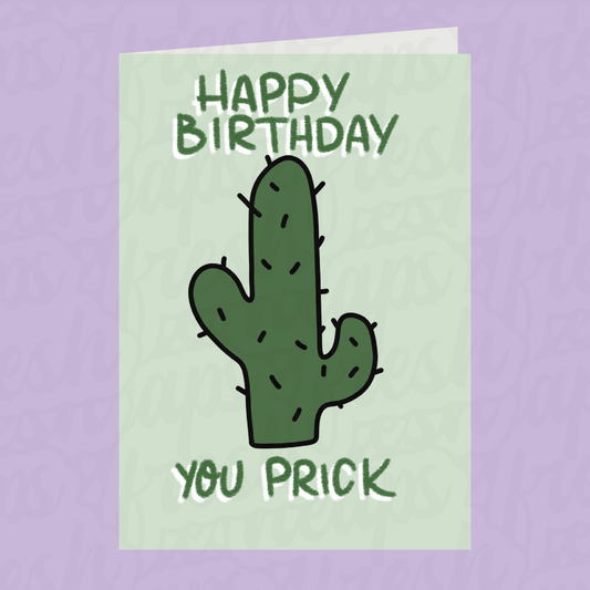 Prick Cactus Card
