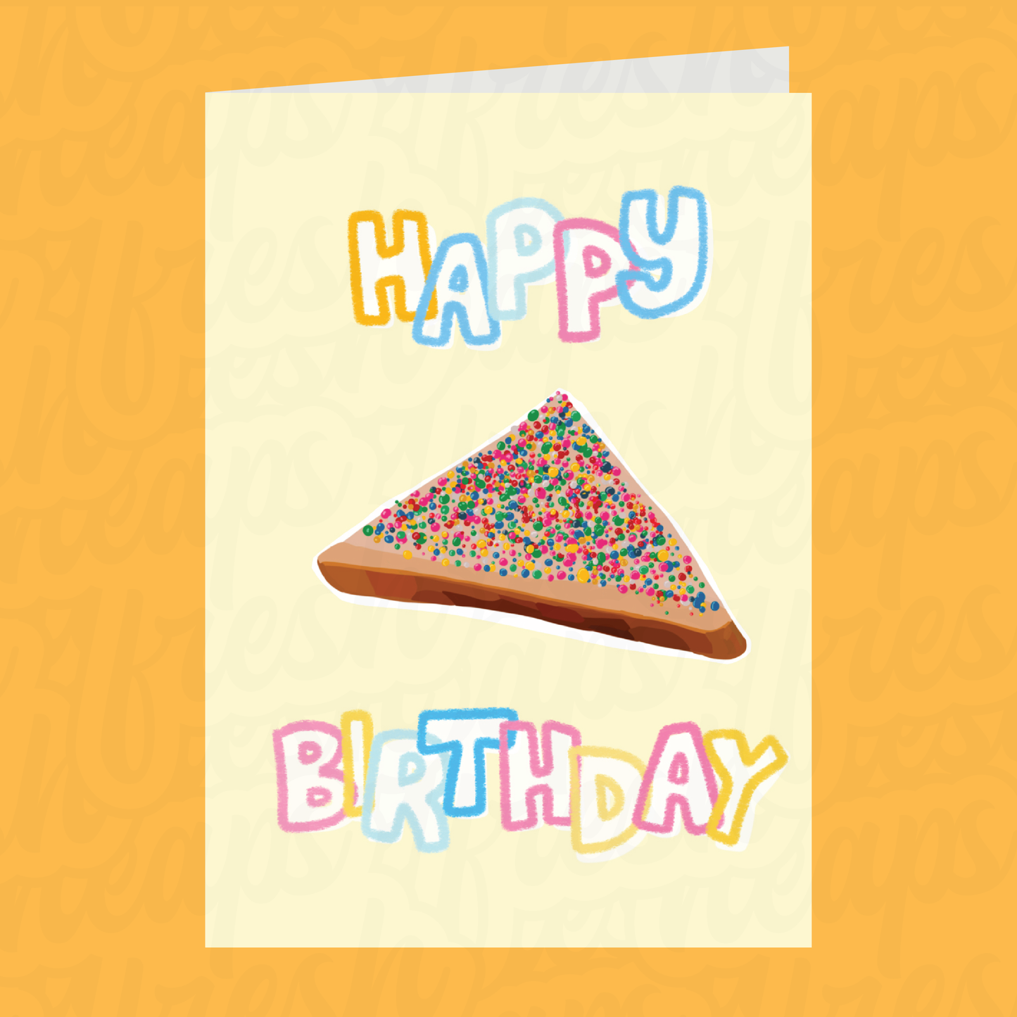 Happy Birthday Fairy Bread Card