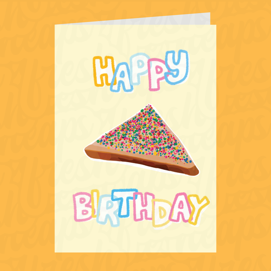 Happy Birthday Fairy Bread Card