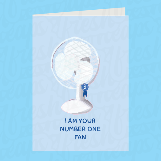 Number 1 Fan Card