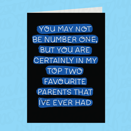 Second Favourite Parent Card