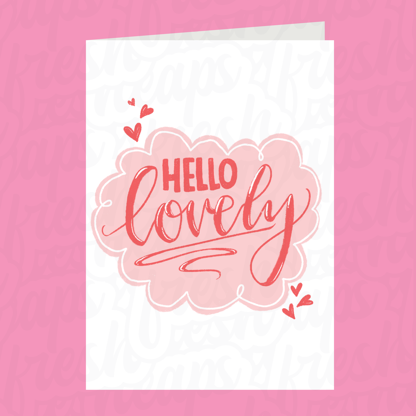 Hello Lovely Card