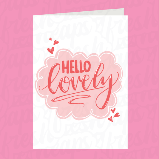 Hello Lovely Card