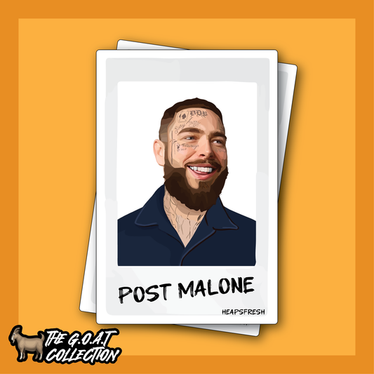 Post Malone Air Freshener- cherry