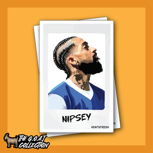 Nipsey Hussle Air Freshener- blueberry