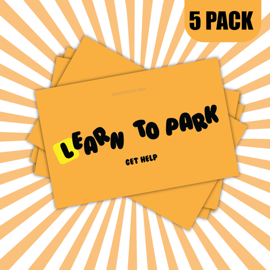 Learn To Park Cards 5-Pack