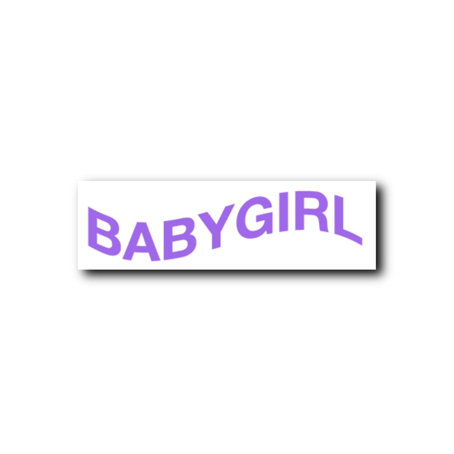 Baby Girl Wavy Decal