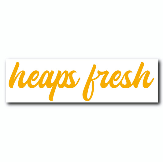 Heaps Fresh Logo Decal