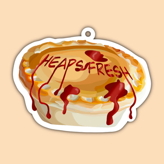 Meat Pie Air Freshener - raspberry