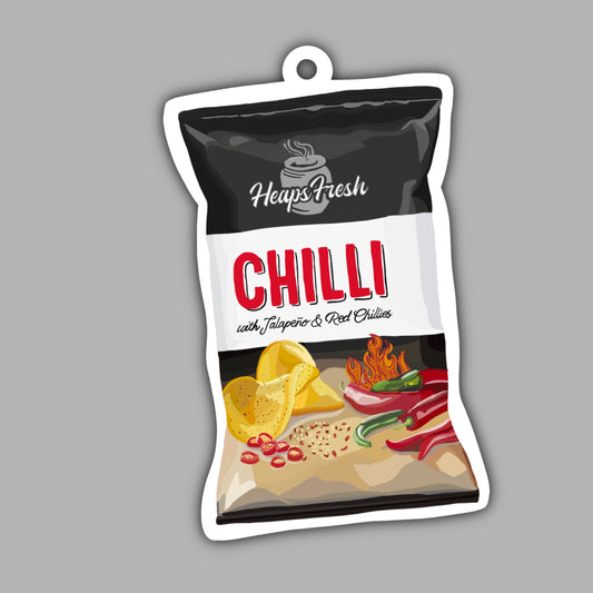 Chilli Chips Air Freshener - black ice
